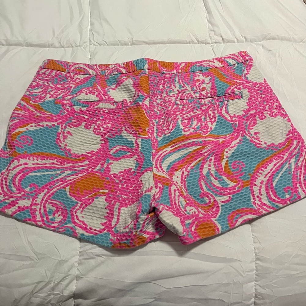 Lilly Pulitzer Pink and Blue Patterned Shorts